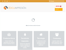 Tablet Screenshot of docuimpresion.com